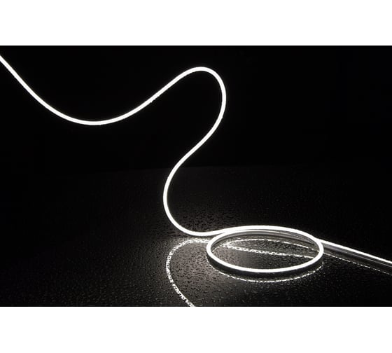 LED лента VARTON NEON 24V 15W/m 4000K IP67 UL (упаковка 20м), горизонтальная гибка 11*20 мм угол 120 гр VLS-67-15-UL20-11-HB-40