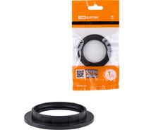 Кольцо для патрона Е27 TDM ELECTRIC термостойкий пластик, черный SQ0335-0168