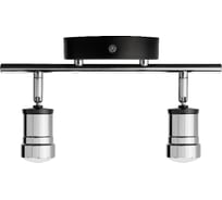Спот TDM ELECTRIC LED СНС 2х5Вт, 3000 K, 230 В, 50 Гц, IP44, Костус, черный/хром SQ0358-0229