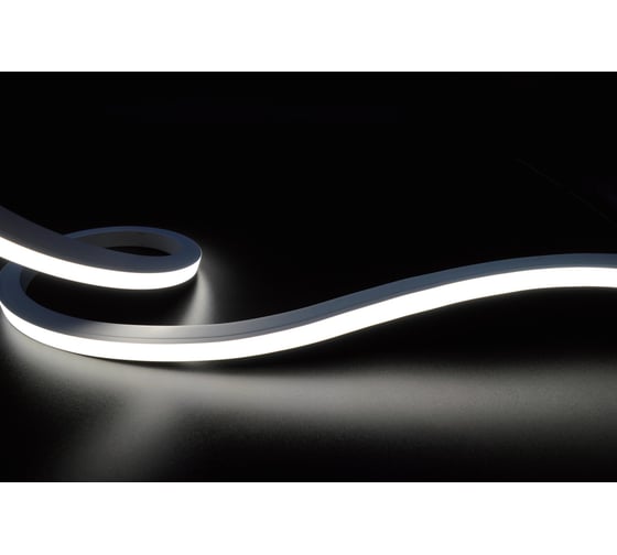 LED лента VARTON NEON 24V 10W/m 3000K IP67 UL (упаковка 15м), гориз. гибка 11*20 мм угол 120 гр VLS-67-10-UL15-11-HB-30