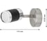 Спот TDM ELECTRIC СНС 50Вт, GU10, 230 В, 50 Гц, IP44, Канна, черный/хром/никель SQ0358-0223 7