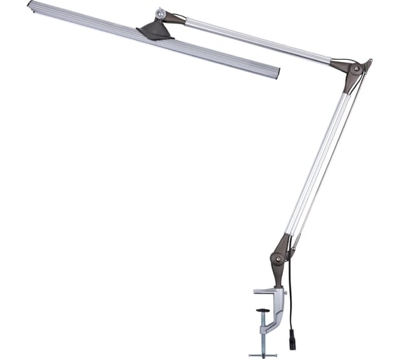 Светодиодный светильник TDM ELECTRIC струбцина СН-60, 2 колена, 220 В, 14Вт, 5000 К, серебяный-черный, SQ0337-0165