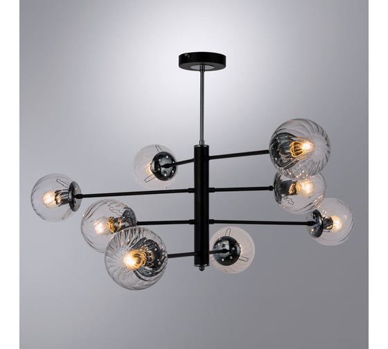 Потолочный светильник ARTE LAMP A3566PL-8BK