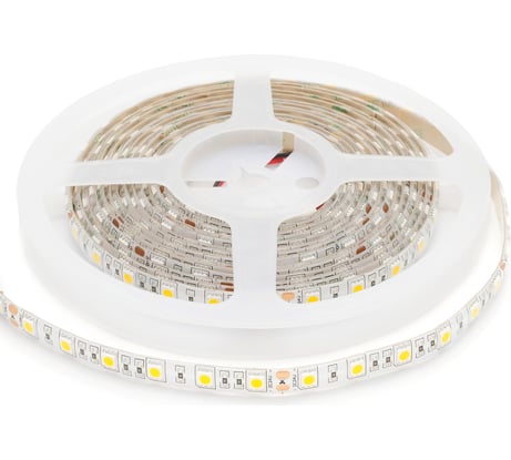 Светодиодная лента Apeyron 24В, ПРО, 14,4Вт/м, 60д/м, IP65, 1100Лм/м, подложка 10мм, 5м, 4000К 00-319
