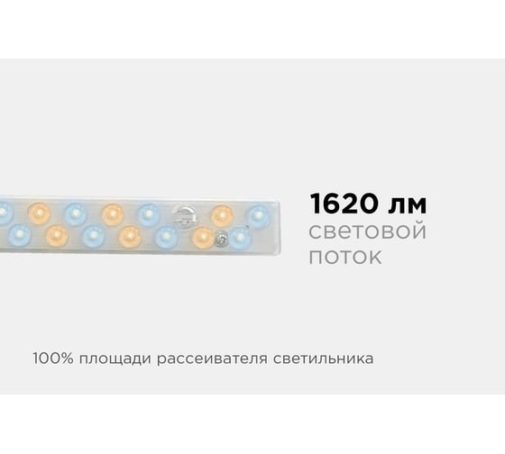 Светодиодный модуль со встроенным драйвером Apeyron 230В, 18Вт, smd2835, 1620Лм, 3000+6500К, 02-53