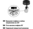 Спот TDM ELECTRIC LED СНС 5Вт, 3000 K, 230 В, 50 Гц, IP44, Костус, черный/хром SQ0358-0228 4