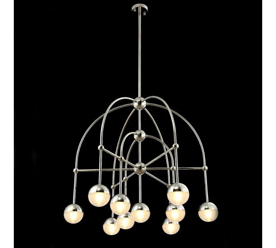 Люстра на штанге Crystal lux TRUENA SP-PL6+3+1 NICKEL