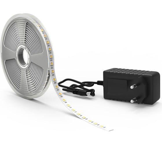 Лента Gauss Basic в комплекте 12V 10W/m 700lm/m 4000K IP20 LED 5m BT043