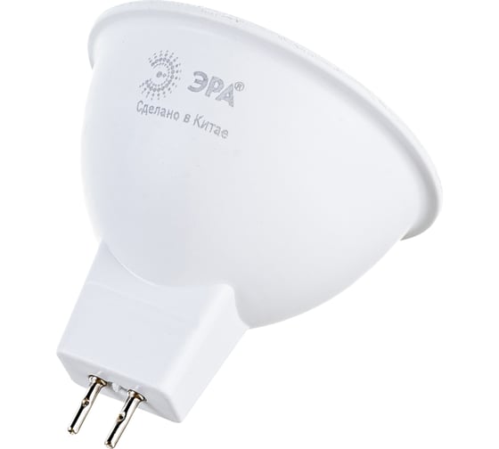 Светодиодная лампочка ЭРА STD LED MR16-8W-827-GU5.3 GU5.3 8 Вт софит теплый белый свет Б0057002