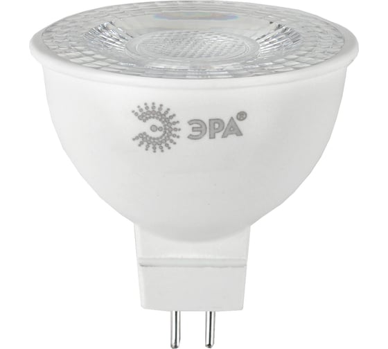 Светодиодная лампочка ЭРА STD LED Lense MR16-8W-860-GU5.3 GU5.3 8Вт линзованная софит холодный белый свет Б0054940