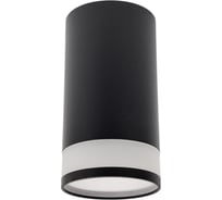 Плафон для трековых и декоративных светильников Фарлайт круг, с акриловой вставкой, черный FAR002225