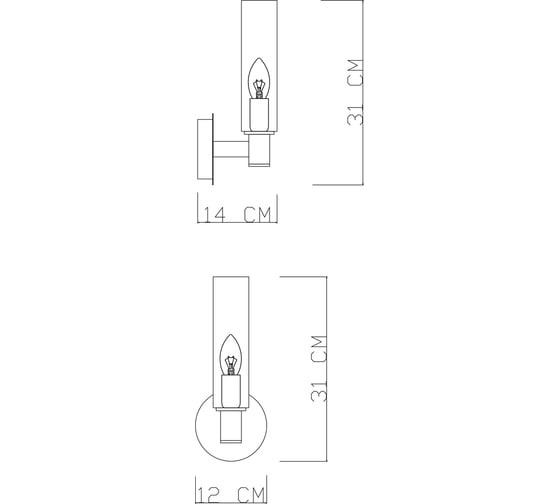 Бра Divinare BAROLO 2654/17 AP-1