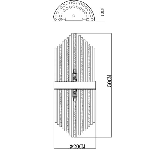 Светильник ARTE LAMP ACAPULCO A1007AP-2GO