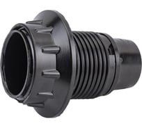 Карболитовый патрон General Lighting Systems Е14 подвесной с кольцом черный GLH-E14-CAR-H-B-R 474000