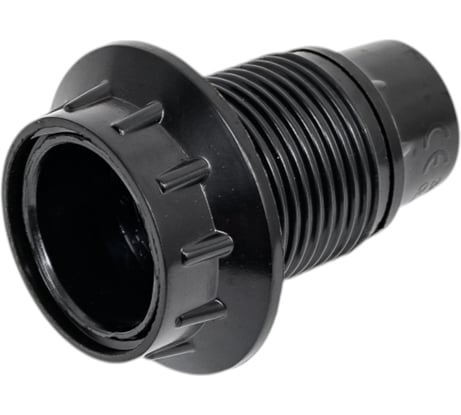 Карболитовый патрон General Lighting Systems Е14 подвесной с кольцом черный GLH-E14-CAR-H-B-R 474000