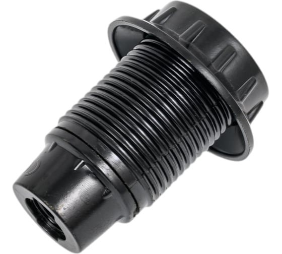 Карболитовый патрон General Lighting Systems Е14 подвесной с кольцом черный GLH-E14-CAR-H-B-R 474000