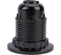 Карболитовый патрон General Lighting Systems Е27 подвесной с кольцом черный GLH-E27-CAR-H-B-R 474003