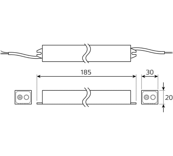 Блок питания Gauss Basic 12V 25W IP67 1/80 BT521