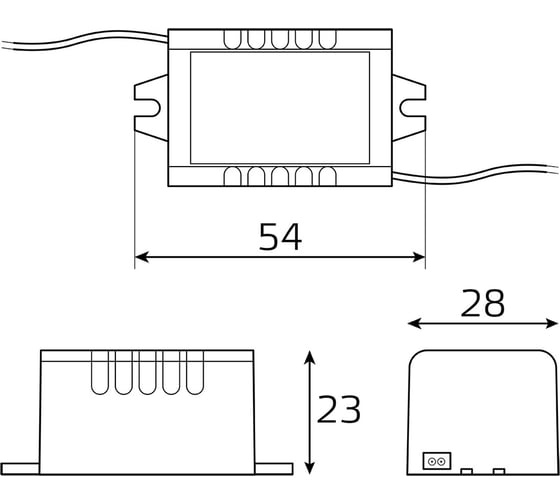 Блок питания Gauss Basic 12V 5W IP67 1/250 BT520