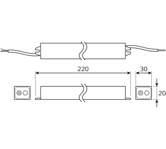 Блок питания Gauss Basic 12V 40W IP67 1/50 BT522