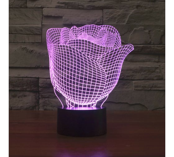 Настольный светильник Camelion NL-401 Led, 3Вт, RGB, USB 14559