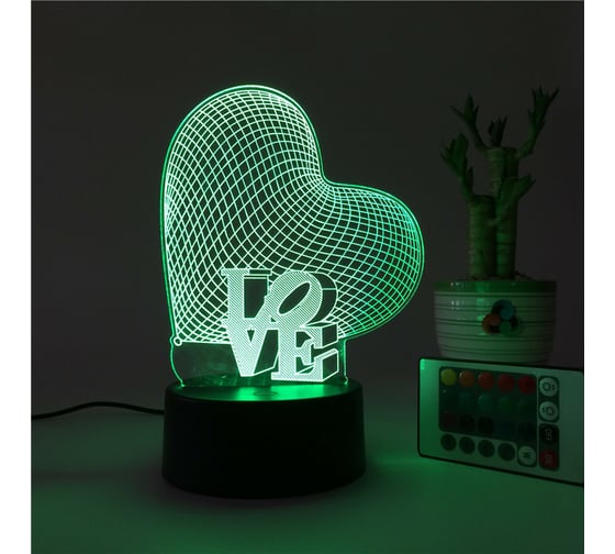 Настольный светильник Camelion NL-400 Led, 3Вт, RGB, USB 14558