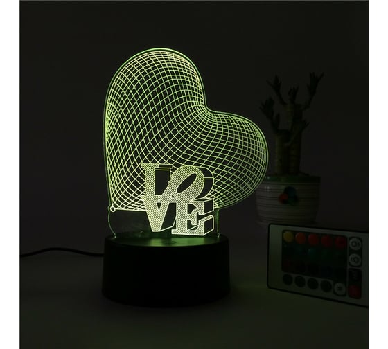 Настольный светильник Camelion NL-400 Led, 3Вт, RGB, USB 14558