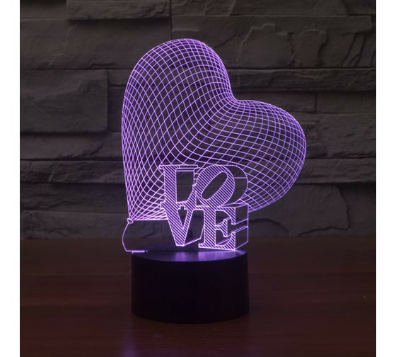 Настольный светильник Camelion NL-400 Led, 3Вт, RGB, USB 14558