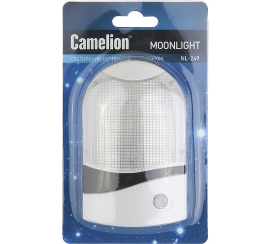 Ночник с фотосенсором Camelion NL-249 LED, 220В 14356