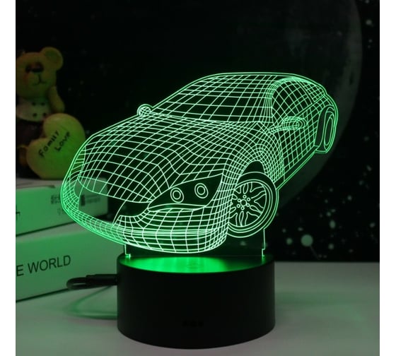 Настольный светильник Camelion NL-403 Led, 3Вт, RGB, USB 14561