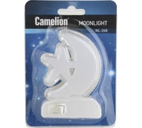 Ночник с выключателем Camelion NL-248 LED, 220В 14355