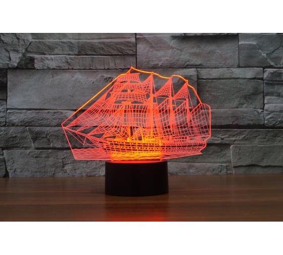 Настольный светильник Camelion NL-404 Led, 3Вт, RGB, USB 14562