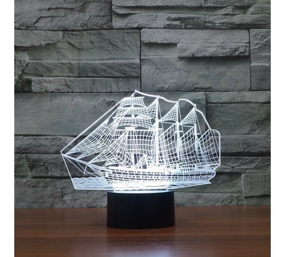 Настольный светильник Camelion NL-404 Led, 3Вт, RGB, USB 14562
