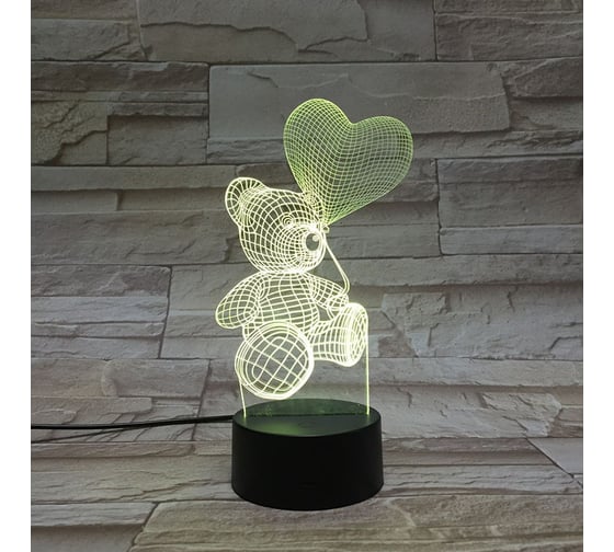Настольный светильник Camelion NL-402 Led, 3Вт, RGB, USB 14560