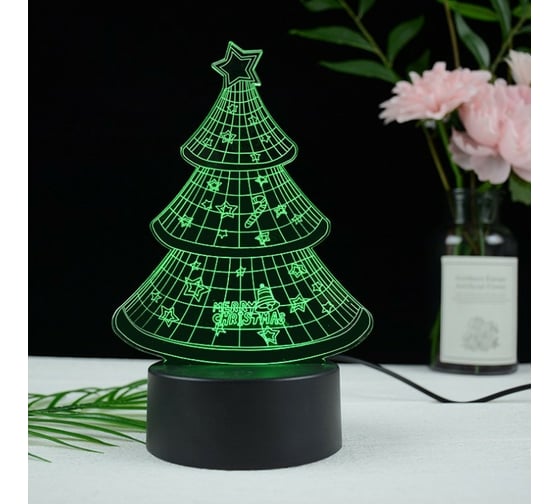 Настольный светильник Camelion NL-406 Led, 3Вт, RGB, USB 14564