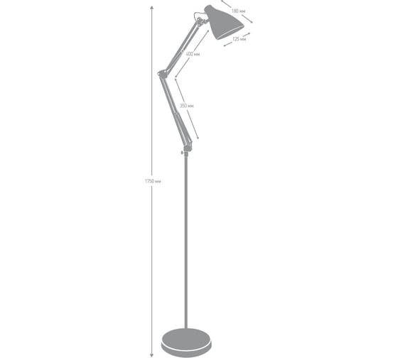 Напольный светильник Camelion KD-332 C14 розовый, торшер, 230V, 40W, E27 13882