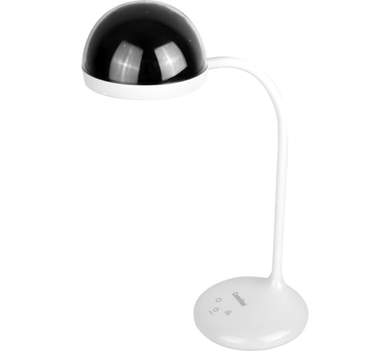 Настольный светильник Camelion KD-828 C01 белый LED, 6.5Вт, 230В, 360лм, сенсор, регулировка яркости, CCT, RGB-ночник 13006