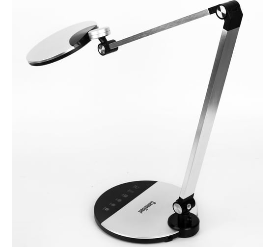 Настольный светильник Camelion KD-865 C03 серебро LED 10 Вт, 230В, 600 лм, сенсор, регулировка яркости и цветовой температуры 13400