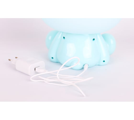 Настольный светильник Camelion KD-892 C13 голубой LED 3 Вт, диммируемый, кабель USB+ адаптер 220В/5В 13893