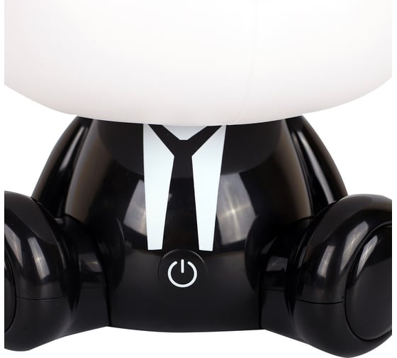 Настольный светильник Camelion KD-894 C41 черно-белый LED 3 Вт, диммируемый, COOL 13900