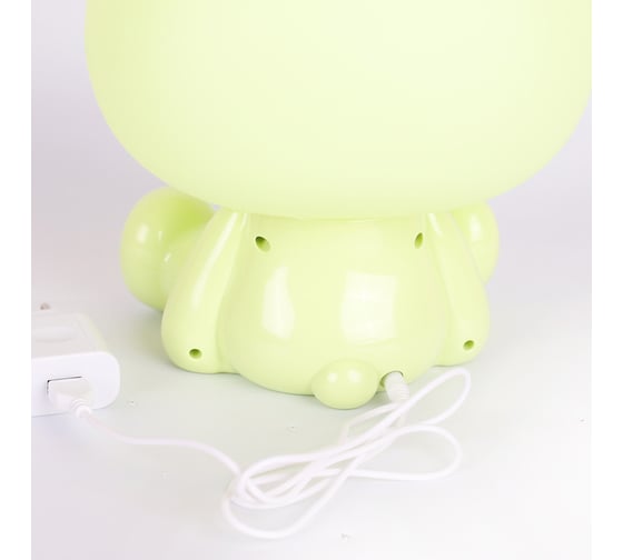 Настольный светильник Camelion KD-893 C16 светло-зеленый LED 3 Вт, диммируемый, лягушка 13899