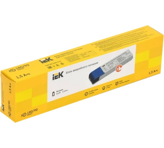 Блок аварийного питания IEK БАП120-1,0/3,0 совмещ. для LED LLVPOD-EPK-120-1H-3H