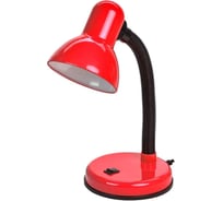 Настольный светильник IEK 1002 на подставке, Е27, красный LNNL0-1002-2-VV-40-K04