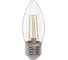 Светодиодная лампа General Lighting Systems Филамент прозрачный E27 10Вт 230В 690Лм 4500К Нейтральный белый свет Свеча GLDEN-CS-10-230-E27-4500 649916 1
