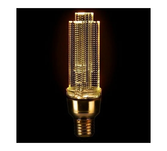 Лампа General Lighting Systems GLDEN-CRYSTAL-5-230-E27-6500 Золотая 661020 1