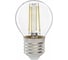 Светодиодная лампа General Lighting Systems Филамент прозрачный E27 12Вт 230В 950Лм 6500К Холодный белый свет Шар GLDEN-G45S-12-230-E27-6500 661013 1