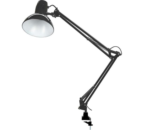 Настольный светильник IEK 1014 на струбцине, Е27, черный LNNL4-1014-2-VV-40-K02