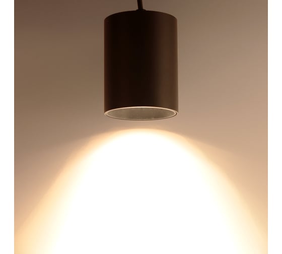 Подвесной светильник Ritter Arton цилиндр, провод 1м, 80x100, LED, 12Вт, 960Лм, 4200К, алюминий, черный 59985 2