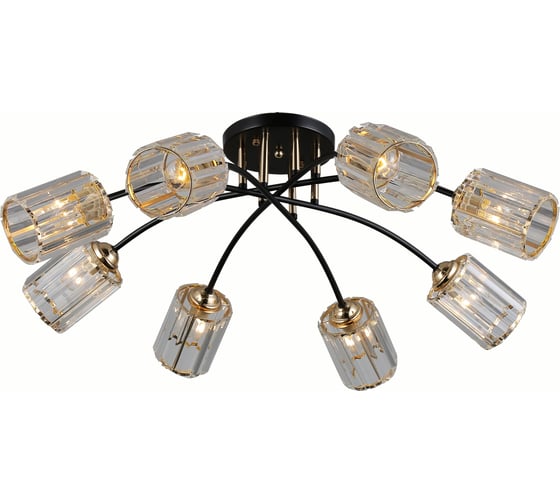Люстра Rivoli Emanuelle 9101308 8 Е27, 60 Вт, модерн Б0053403 1