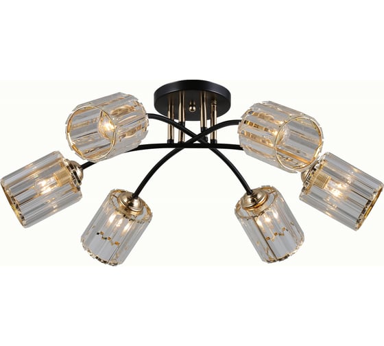 Люстра Rivoli Emanuelle 9101306 6 Е27, 60 Вт, модерн Б0053402 1